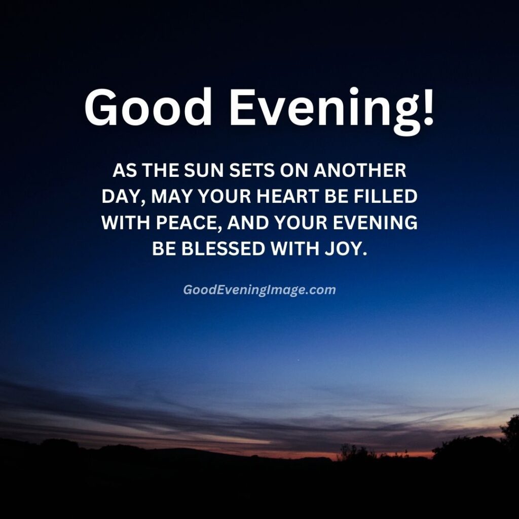 Good Evening Blessings Images