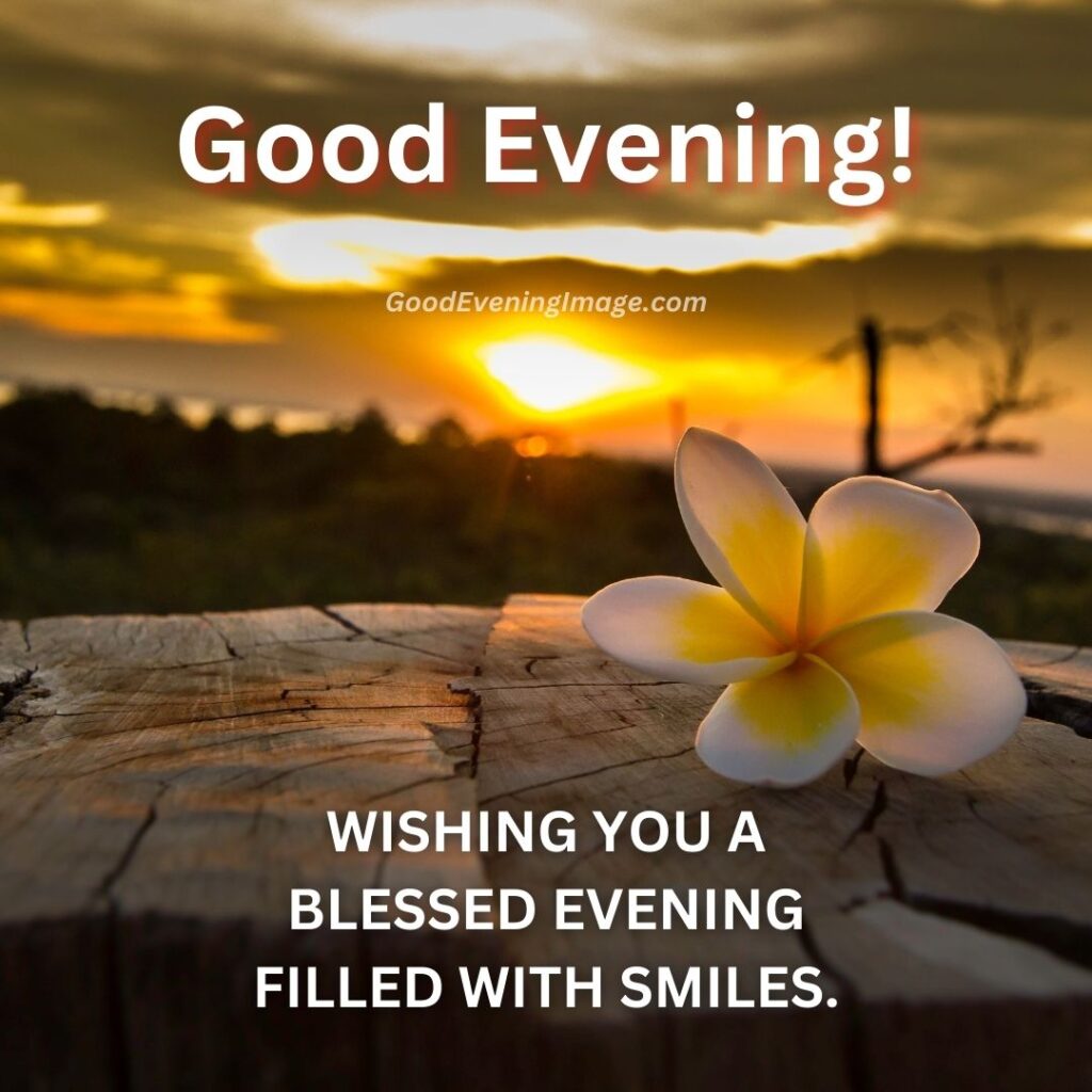 Good Evening Blessings Image