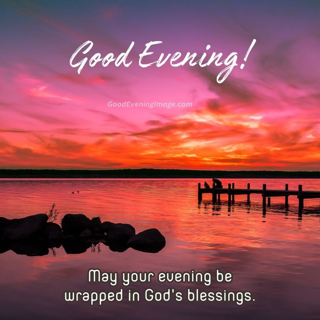 Good evening god blessings image